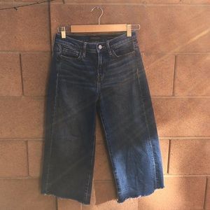 Banana Republic 25P high rise wide leg crop jeans